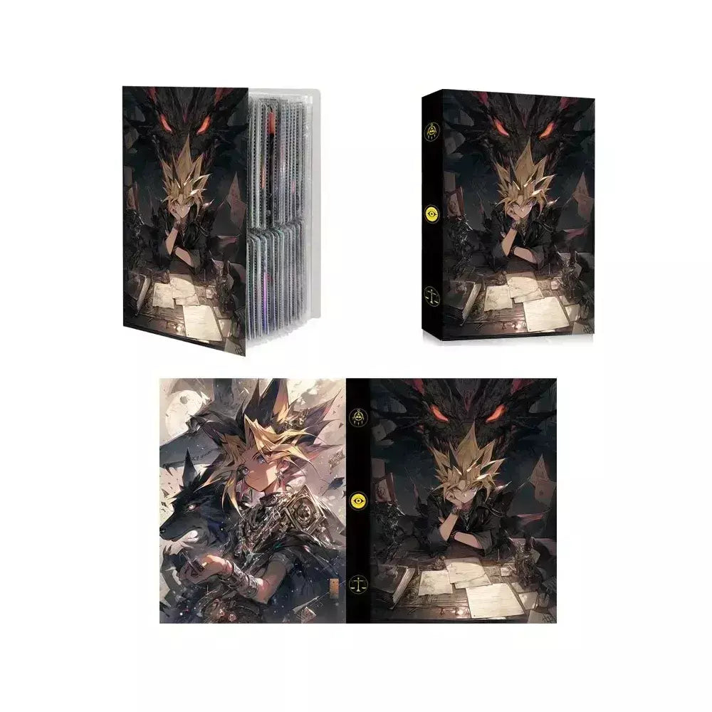 Yu gi oh 5ds yusei fudo 240 cartões álbum mapa carta pasta fichário jogo coleção presente brinquedo jack atlas akiza izinski