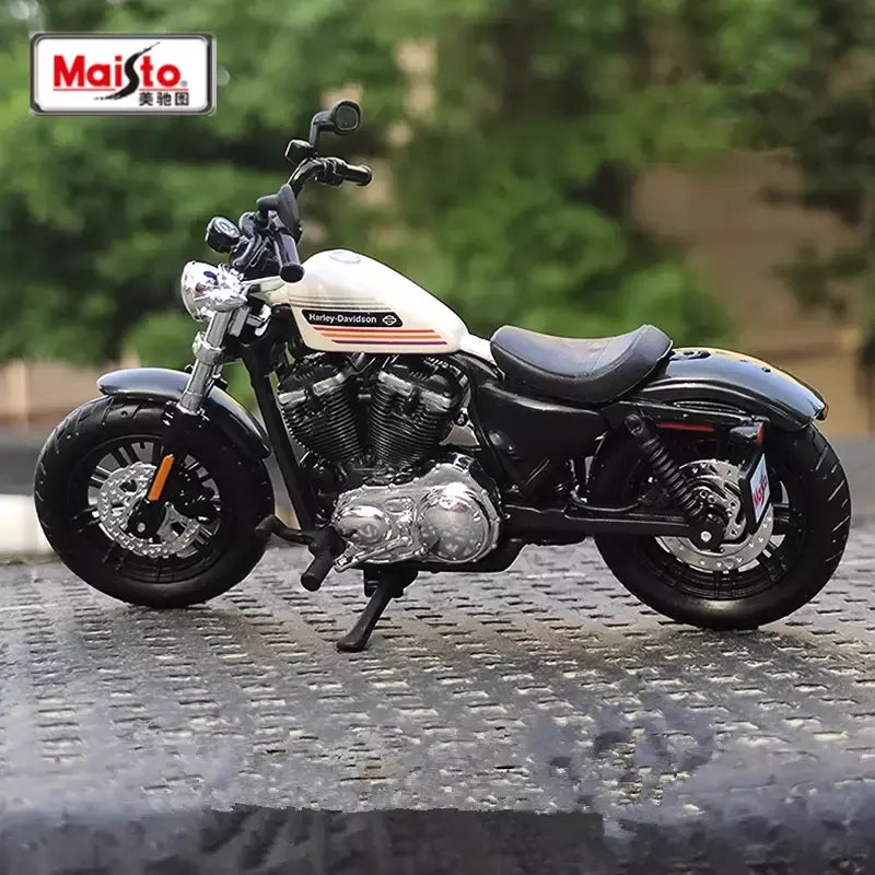 Maiisto-Harley 2018 Quarenta Oito Modelo de Motocicleta, Liga Especial, Modelo de Motocicleta, Metal fundido, Esportes de rua, Presente Infantil, 1:18
