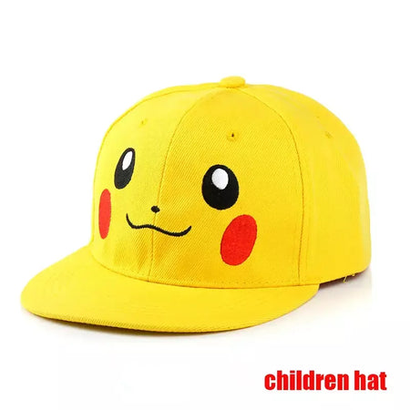 Anime figura pokemon boné de beisebol pikachu chapéu ajustável pokemon cosplay hip hop dos desenhos animados chapéus adultos menino menina crianças presentes aniversário