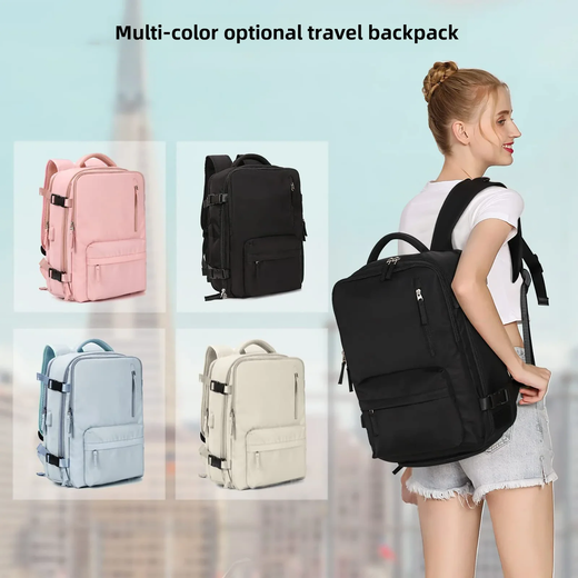 Mochila de computador de viagem casual de grande capacidade, mochila feminina estilo coreano, estudante do ensino médio, marca da moda