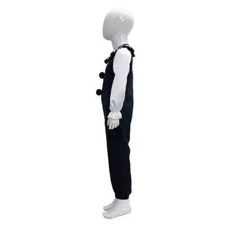 Crianças meninos meninas terrifier 3 cosplay coringa traje com máscara chapéu macacão halloween palhaço vestido criança bodysuit roupas de carnaval