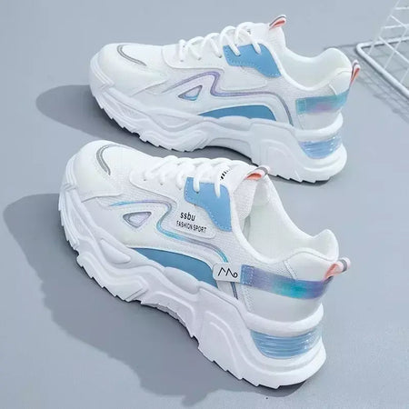 2025 tênis feminino plataforma sapatos planos mulher sapatos verdes formadores casuais senhoras tênis grossos sapatos femininos