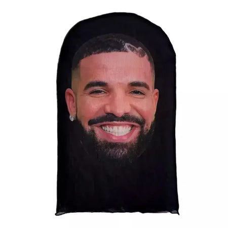 Cosplay 3d impresso kanye máscara estiramento malha máscara facial completa das mulheres dos homens role play cocar halloween moda balaclava cocar