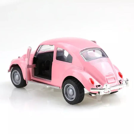 (Ensacado) 1:8 besouro clássico fofo, modelo de carro de liga, veículo simulado, carro de liga infantil, modelo de brinquedo de menino, enfeites de carro