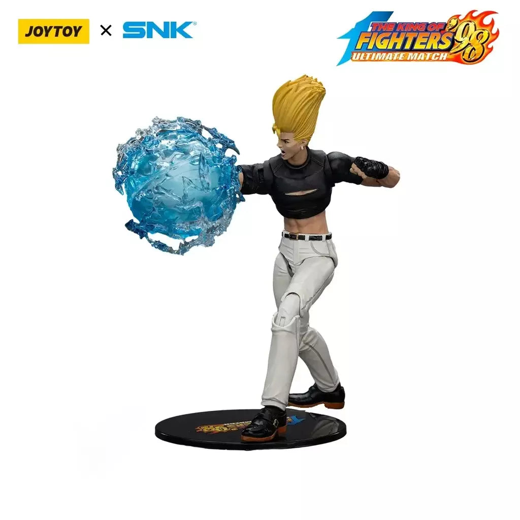 Joyotoy original rei dos lutadores 98um figura de ação kof 98um ikari guerreiros equipe herói 1/18 jogo estatueta modelo brinquedos personalizados