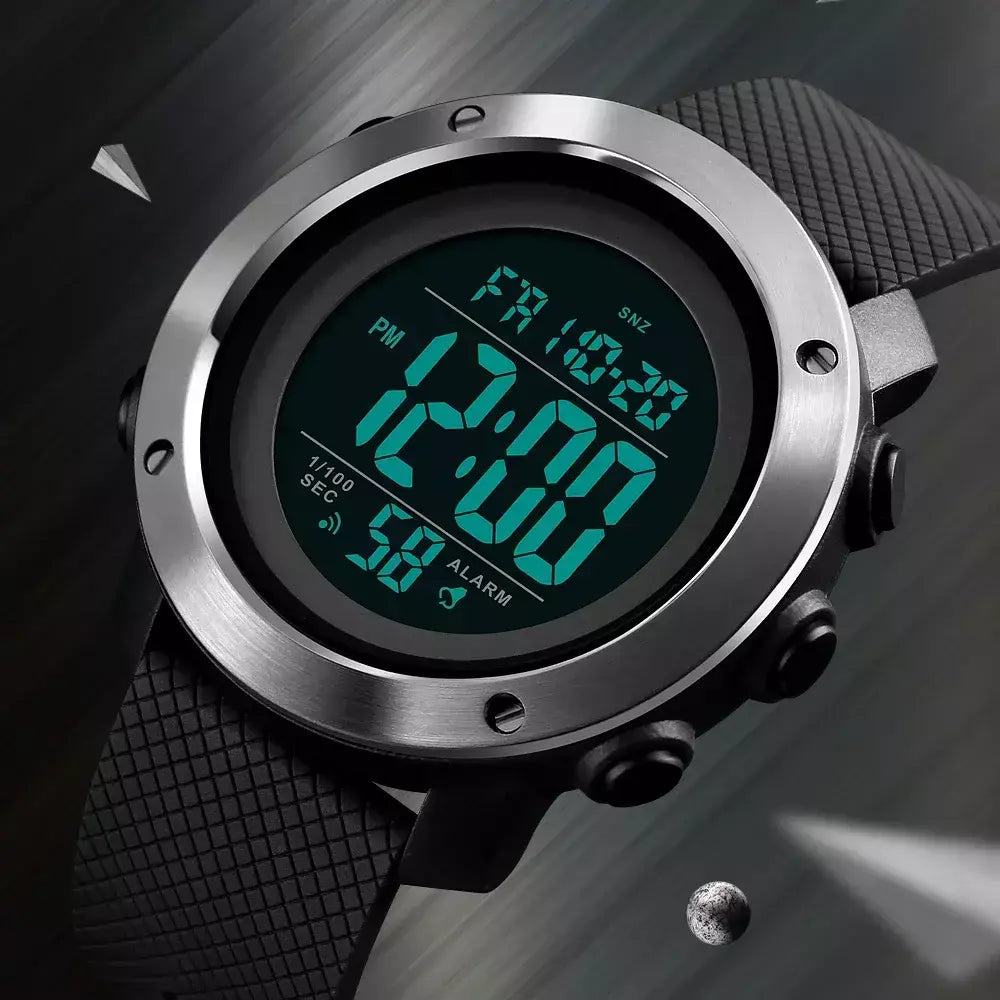 Skmei 1426 montre masculino despertador moda relógio digital relogio masculino esporte relógio masculino marca de luxo 5bar relógios à prova dwaterproof água