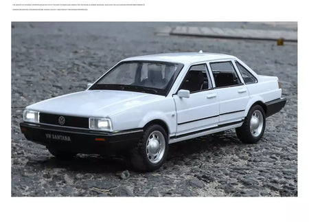 1:32 volkswagen santana liga de metal modelo fundido carro som & luz puxar para trás alta simulação carro de brinquedo das crianças presentes aniversário