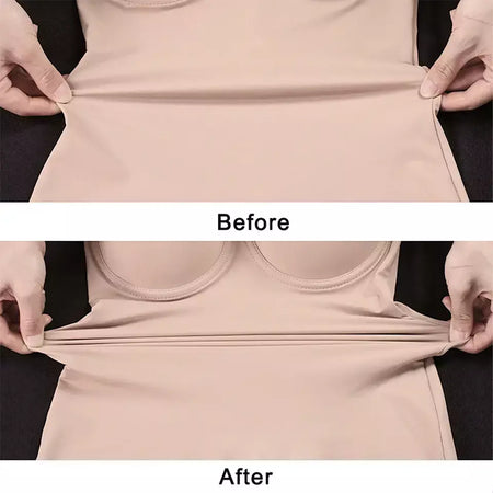Wechery mulher roupas tubo de estiramento emagrecimento corpo shapewear controle deslizamento coxa comprimento roupa interior branco festa à noite vestidos midi