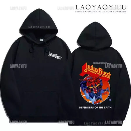 Moletom unissex Hard Rock Punk Metal Band, moletom Judas Priest Painkiller, masculino e feminino, manga comprida, Hot Compress, moda