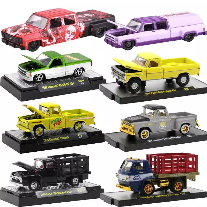 1 \ 64 m2 máquinas liga modelo de carro brinquedos 1:64 aw bburago 1973 chevolete cheyenne 10 diecast metal veículo em miniatura brinquedo presentes