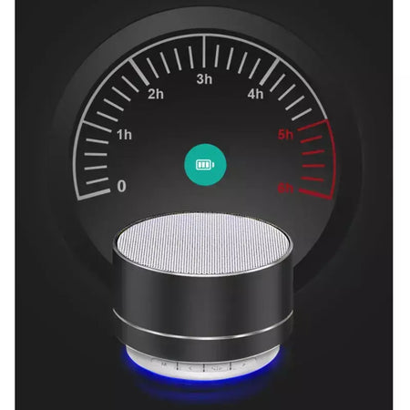 A10 alto-falante de metal bluetooth sem fio portátil áudio do carro deslumbrante crack luzes led subwoofer suporte cartão tf carregamento usb para pc
