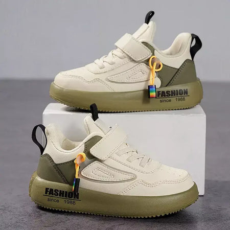 Meninos tenis tênis crianças sapatos moda de luxo couro crianças casual tênis plataforma sapatos esportivos para menino 4 a 12 anos