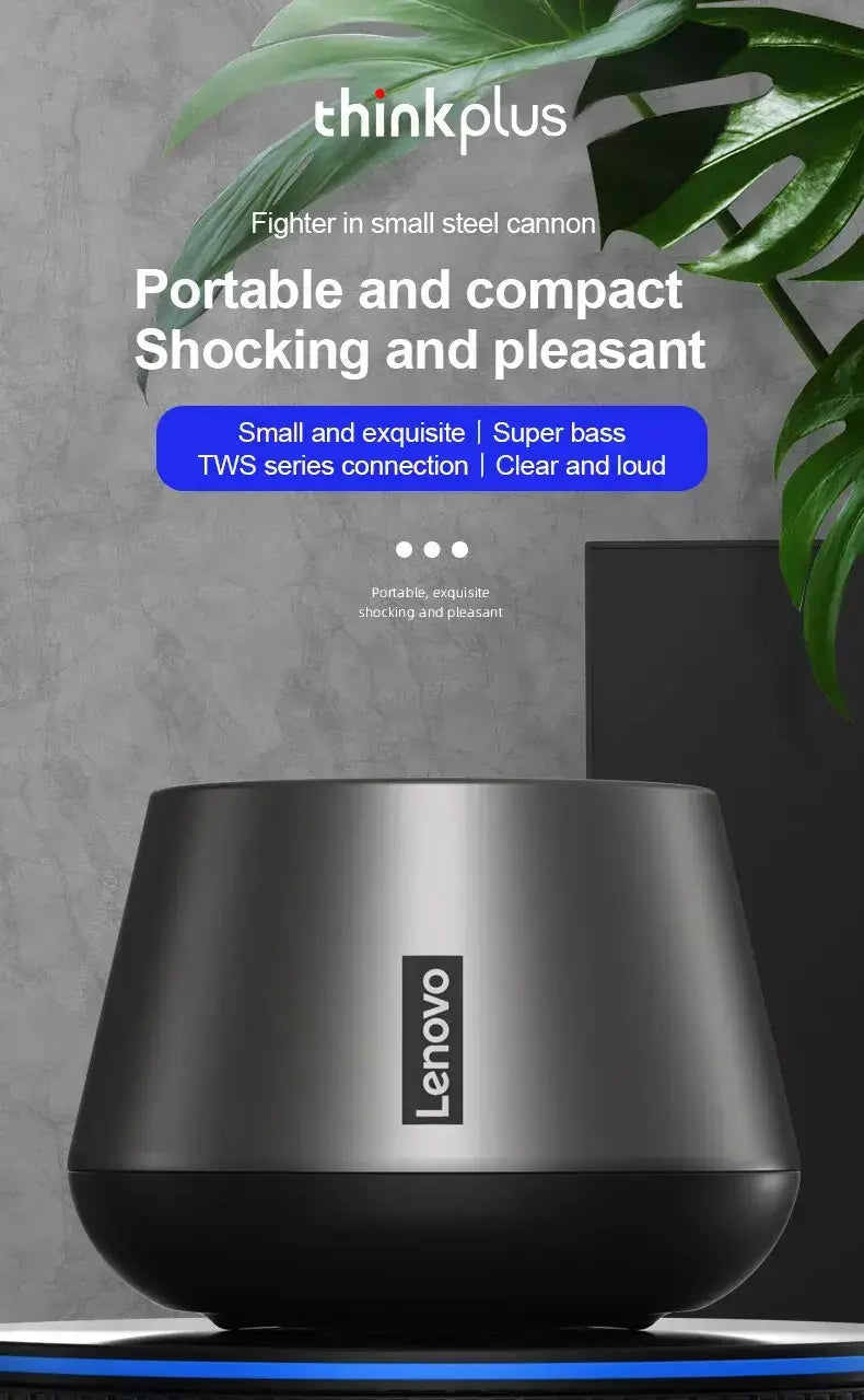Original lenovo k3 pro bluetooth v5.0 alto-falante grande áudio com som de graves profundos ao ar livre soundbox música portátil acampamento alto-falante