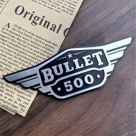 Para harley adesivo e decalques são emblemas de motocicleta retro royal enfield com acessórios decorativos padrão de alumínio adesivos ?