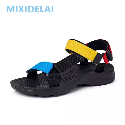 Chinelos masculinos antiderrapantes, chinelos de praia ao ar livre, sapatos de água casuais, sandálias baratas, de alta qualidade, novo verão, 2022