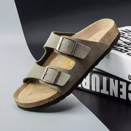 Sandálias antiderrapantes duráveis para homens e mulheres, sapatos de luxo, chinelos de praia, ao ar livre, alta qualidade, marca, verão