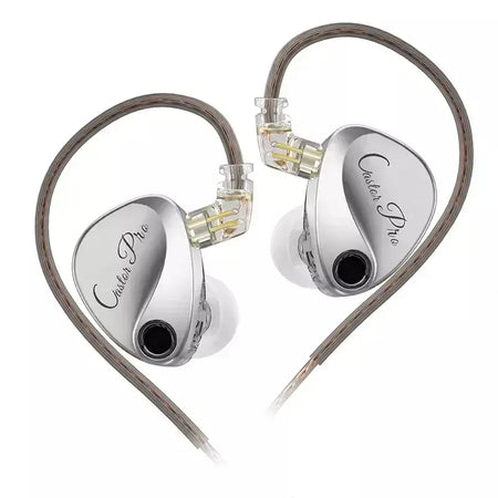 KZ Castor PRO Fone de ouvido intra-auricular HiFi Bass Dinâmico Fones de ouvido sintonizáveis de última geração Harman Target com fones de ouvido de graves aprimorados