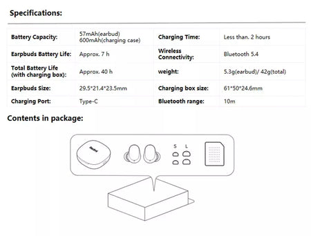 Estreia mundial xiaomi redmi buds 6 play 10mm driver dinâmico ai cancelamento de ruído para chamadas bluetooth 5.4 tws fones de ouvido