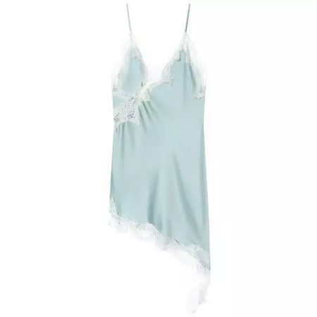 Hxao vestidos femininos de renda assimétrica vestido deslizante verão 2025 vestidos de noite sexy senhoras mini marrom sem mangas sem costas