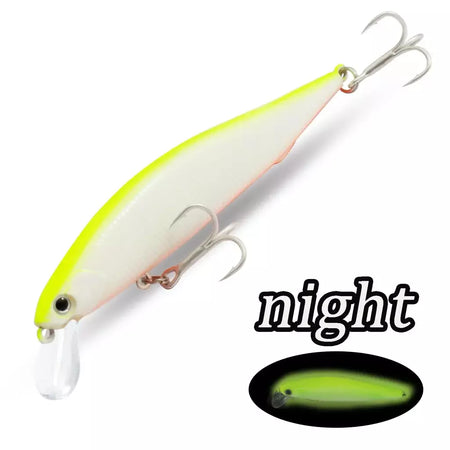 Afundando minow 5g 7g 10g 14g isca de pesca sistema equilíbrio gravidade impulso elenco isca profunda manivela wobbler gancho pesca engrenagem jerkbait