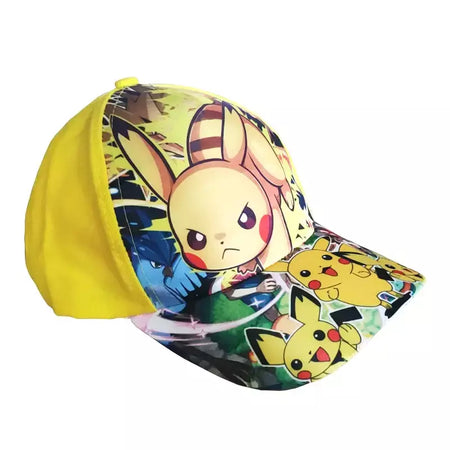 Anime figura pokemon boné de beisebol pikachu chapéu ajustável pokemon cosplay hip hop dos desenhos animados chapéus adultos menino menina crianças presentes aniversário