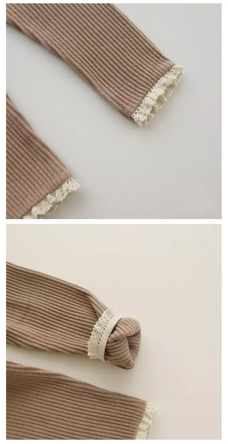 Novo infantil retalhos leggings algodão bebê calças compridas da criança menina leggings roupas de bebê outono crianças calças