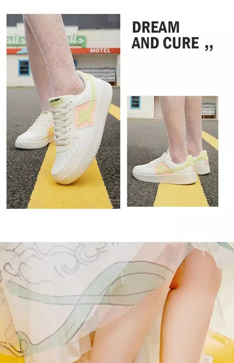 Xtep sapatos de skate antiderrapante resistente ao desgaste casual branco casal tênis de skate masculino feminino sapatos de marca de luxo 881219319851