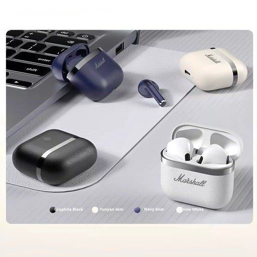 Marshall sleep fones de ouvido bluetooth sem fio semi-in-ear mini som de alta qualidade longo fone de ouvido para android e apple