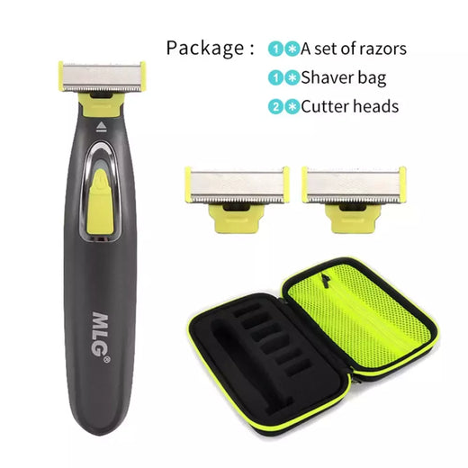 Barbeador elétrico para os homens usb recarregável barba de barbear depilador masculino máquina cabelo cuidados com a cara limpeza