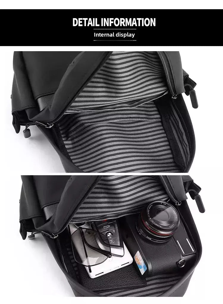 Bolsa de peito masculina, crossbody, mochila pequena, casual, marca, na moda, crossbody, para celular, novo, moda, Ins, 2024