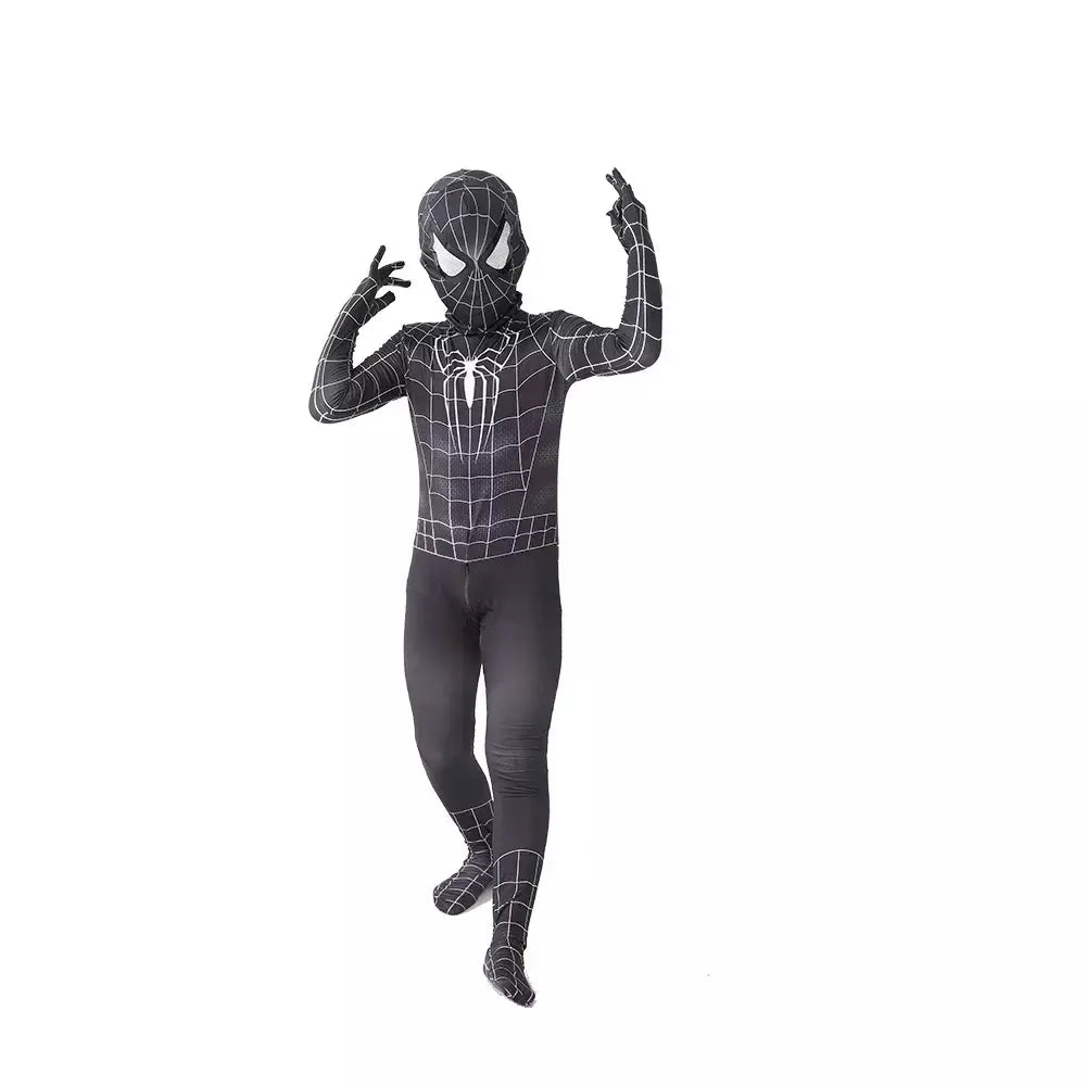 Tamanhos 100-190 traje do homem aranha presente de aniversário festa vestir-se homem-aranha clássico milhas super-herói cosplay traje