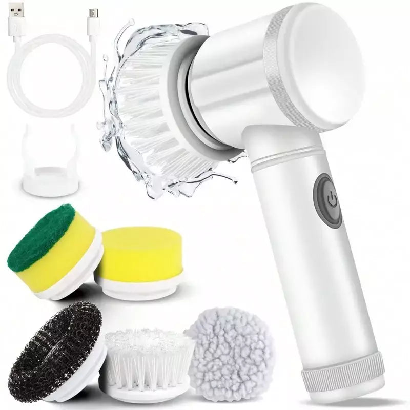 Xiaomi power purificador 5 cabeça de escova substituível elétrica rotação purificador escova limpeza do banheiro power purificador escova elétrica casa