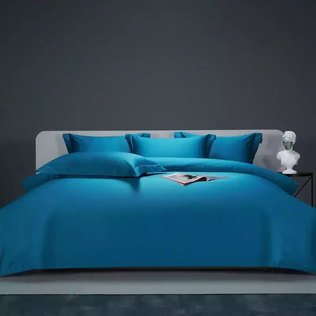 Twin único duplo rainha rei conjunto de cama cor sólida 1000tc algodão egípcio conjunto capa edredão folha lençol fronhas