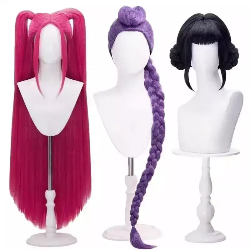 Rumi mira zoey cosplay kpop cosplay traje peruca 2026 uniforme feminino meninas festa de halloween role play roupas para adulto criança
