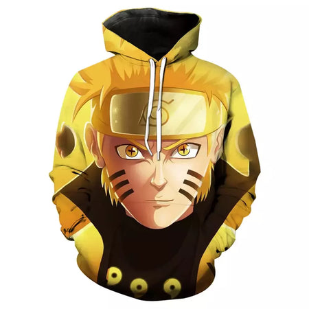 Bandai 2024 novo anime europeu e americano naruto série 3d impressão digital camisola com capuz das mulheres dos homens casual hoodie