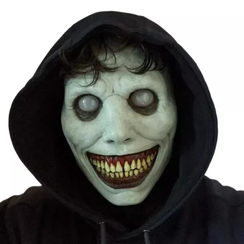 Máscara de látex masculina Michael Myers, rosto cheio, rímel, Rave Cosplay, filmes, brinquedos complicados, terror, fantasias extravagantes, máscara de terror