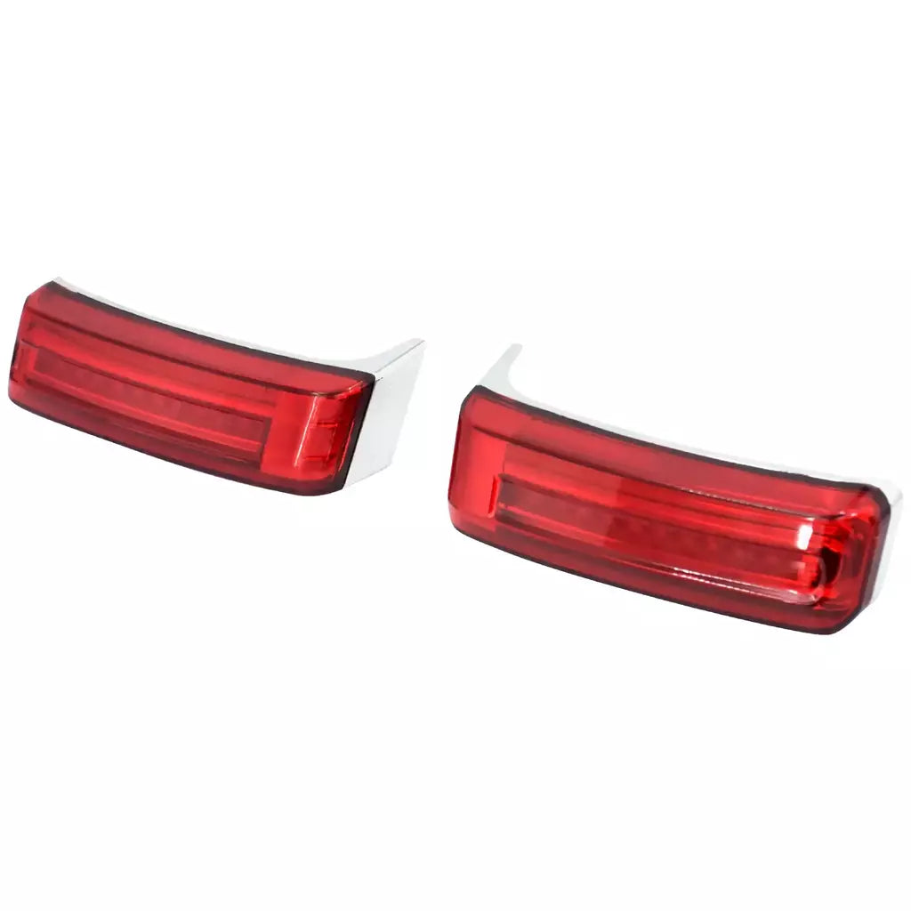 Alforje led para motocicleta, lâmpada de giro, luzes de freio para harley touring road king 97-2022 electra street glide cvo limitado