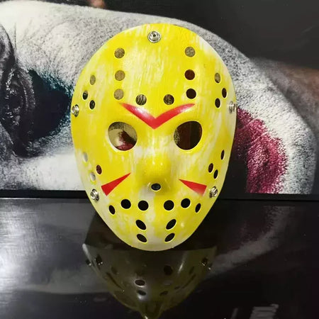 Halloween jason assassino máscara de plástico assustador horror cosplay maquiagem traje festa bola filme vilão correspondência colecionável novo 2025