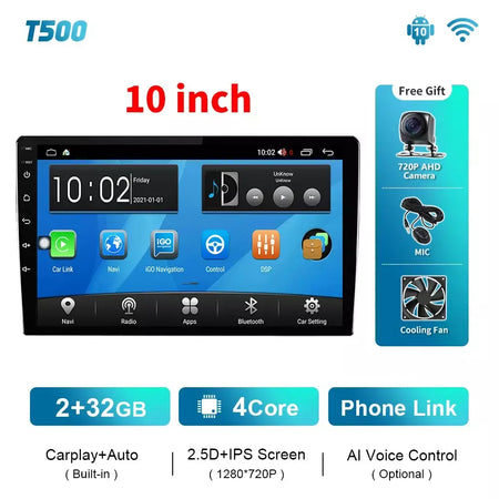 EKIY T900 8G 128G Universal Car Radio Multimídia Bru-ray QLED Navegação GPS Estéreo Android Auto Carplay BT 2 din DVD Unidade Principal