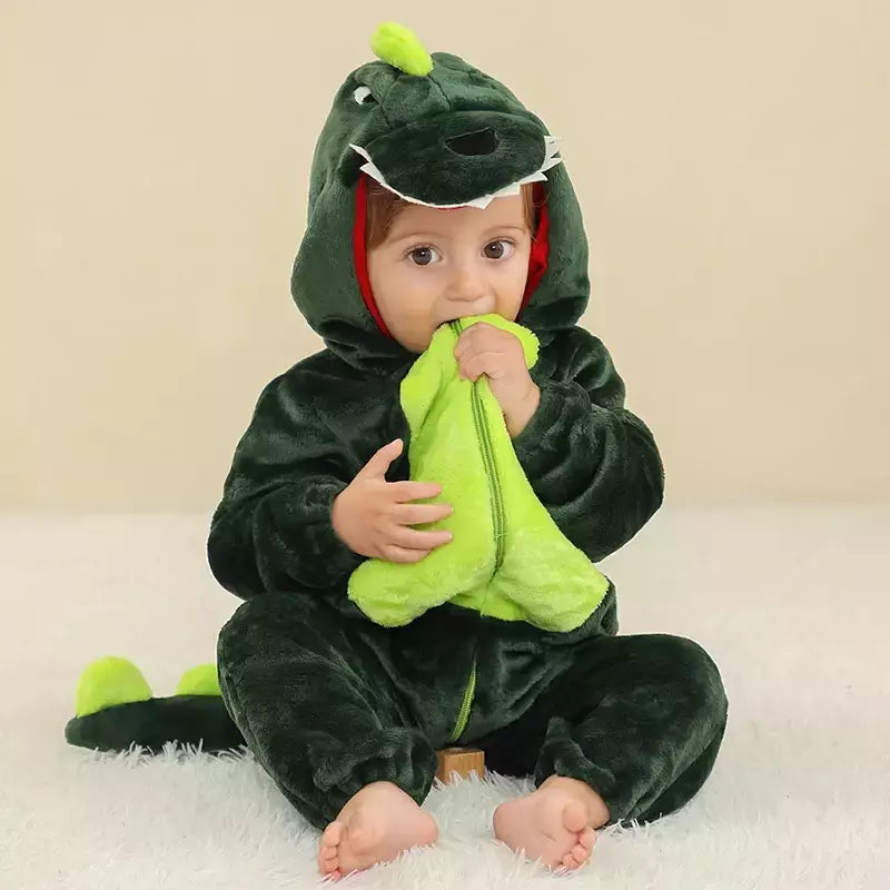 Macacão de flanela para bebés, Macacão Kigurumi, Macaco, Unicórnio, Vaca, Leão, Animal Cosplay, Pijama para 1 a 4 anos Crianças, Meninos, Inverno