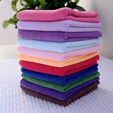 Pano De Mão De Cara De Algodão De Fibra Macia, Toalhetes De Banho Práticos, Pano De Mão De Praia, Acessórios De Banheiro De Casa, 10Pcs