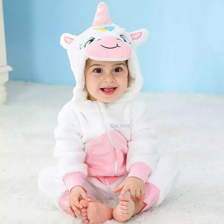 Macacão Dinossauro Vermelho para Bebê Recém-nascido, Criança Cosplay Roupas, Pijama Kigurumi, Bonito Animal Romper, Unicórnio Onesies, Meninos e Meninas