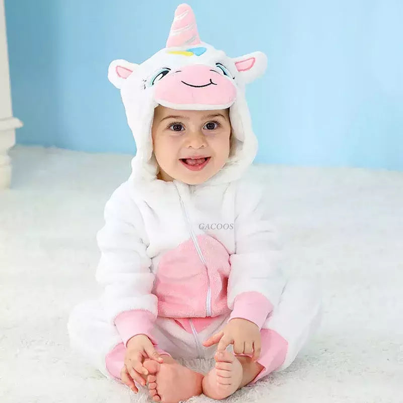 Macacão Dinossauro Vermelho para Bebê Recém-nascido, Criança Cosplay Roupas, Pijama Kigurumi, Bonito Animal Romper, Unicórnio Onesies, Meninos e Meninas