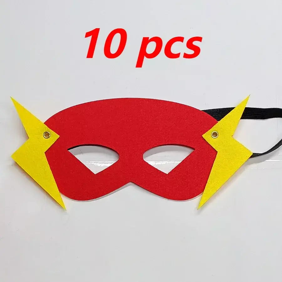 10 pçs/set disney mavel homem-aranha super herói máscaras de halloween congelado cosplay máscara presentes de natal festa de aniversário traje para criança