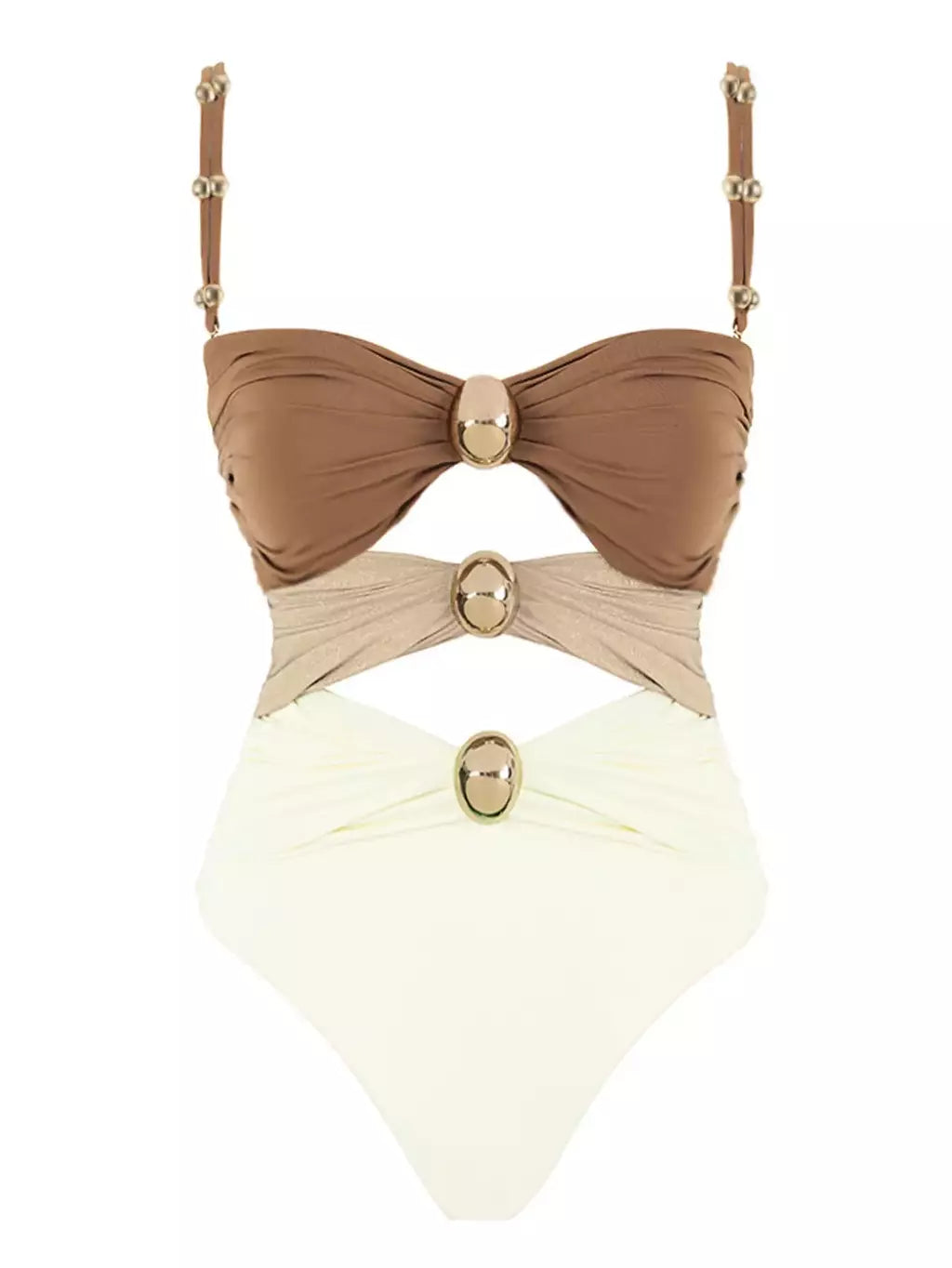 Fato de banho feminino em X, roupa de praia estilo coreano de 1 peça, maiô de verão, biquíni novo, 2024