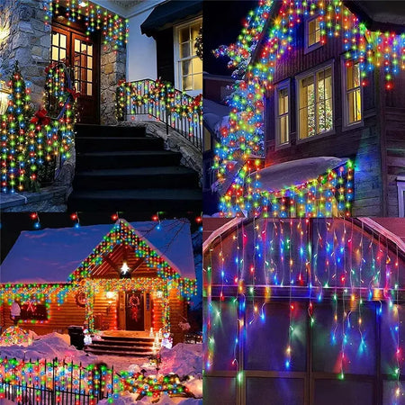 Led solar luz da corda ao ar livre jardim luzes de fadas led cintilação lâmpada à prova dwaterproof água para decoração festa natal 3.5m guirlandas jardim