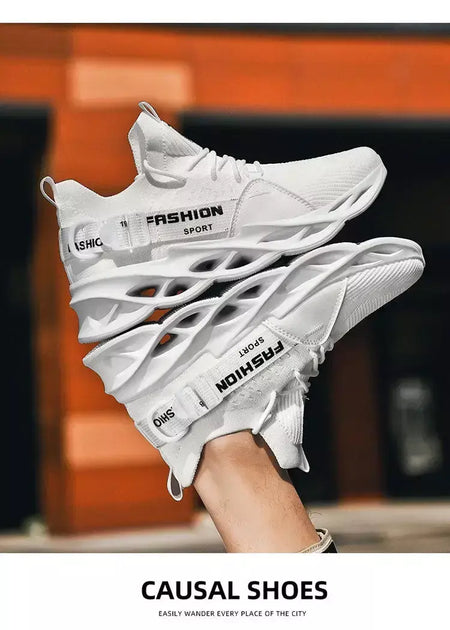 Venda quente moda roxo tênis casuais das mulheres dos homens lâmina tênis de corrida tamanho grande 48 luz respirável sapatos esportivos masculino malha tênis
