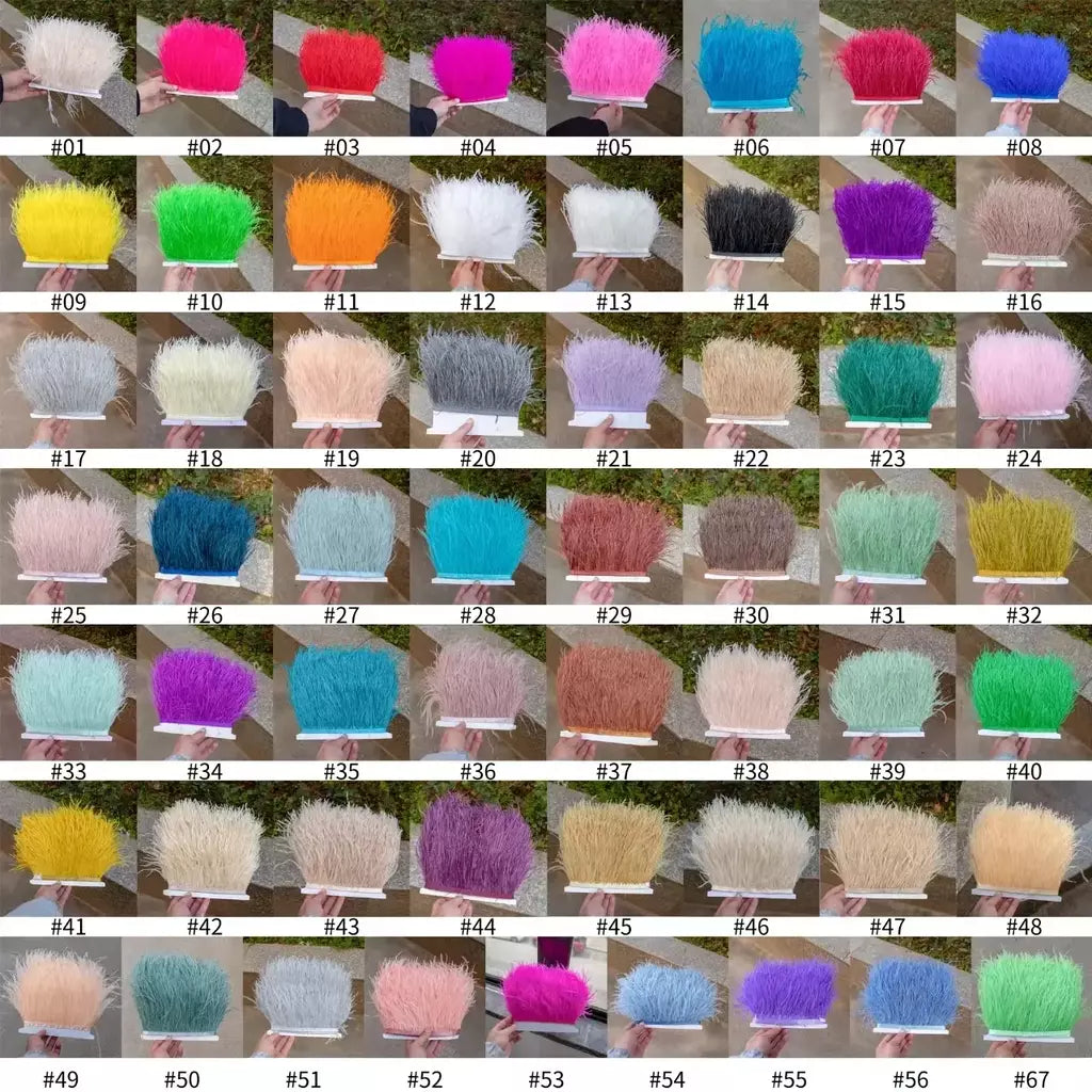 Boa de penas de avestruz arco-íris, 6/10/20 camadas, acessórios de festa fofos para mulheres, halloween, carnaval, cosplay, decoração de casamento, fantasia diy