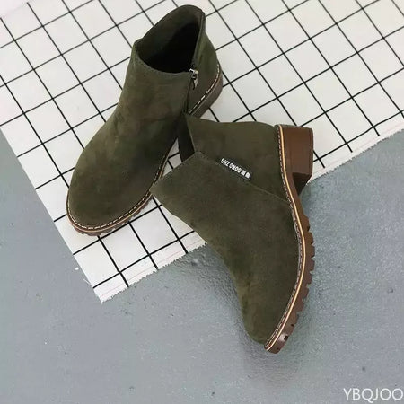 Botas femininas de sola grossa, botas de neve confortáveis, sapatos femininos de plataforma plus size, moda, 2022