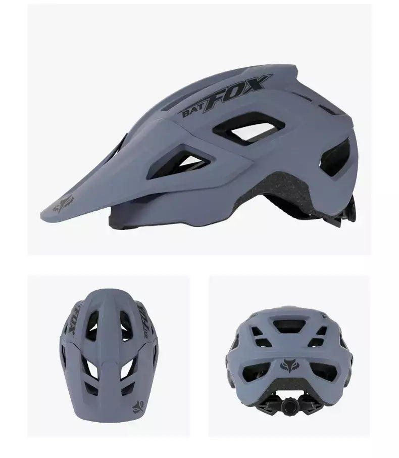 Batfox capacete de bicicleta mtb ajustável, leve, respirável, forro confortável, esportes ao ar livre, chapéu seguro para homens e mulheres, capacete de ciclismo